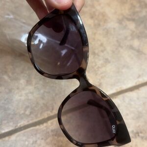 Quay Australia Brown Patterned Sunglasses